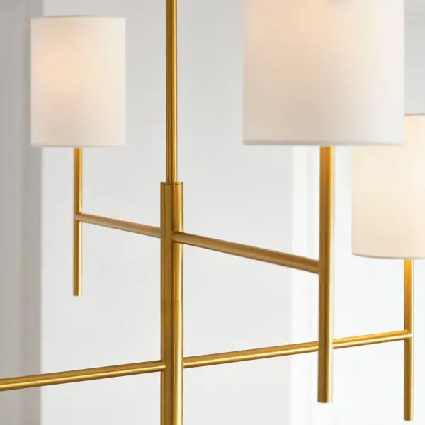 Key Large Chandelier in Burnished Brass - Image 6
