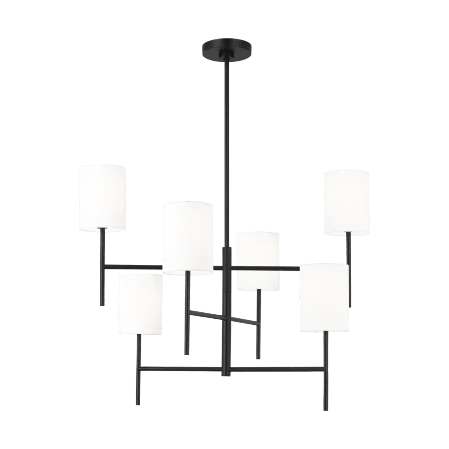 Key Large Chandelier in Midnight Black - Image 1