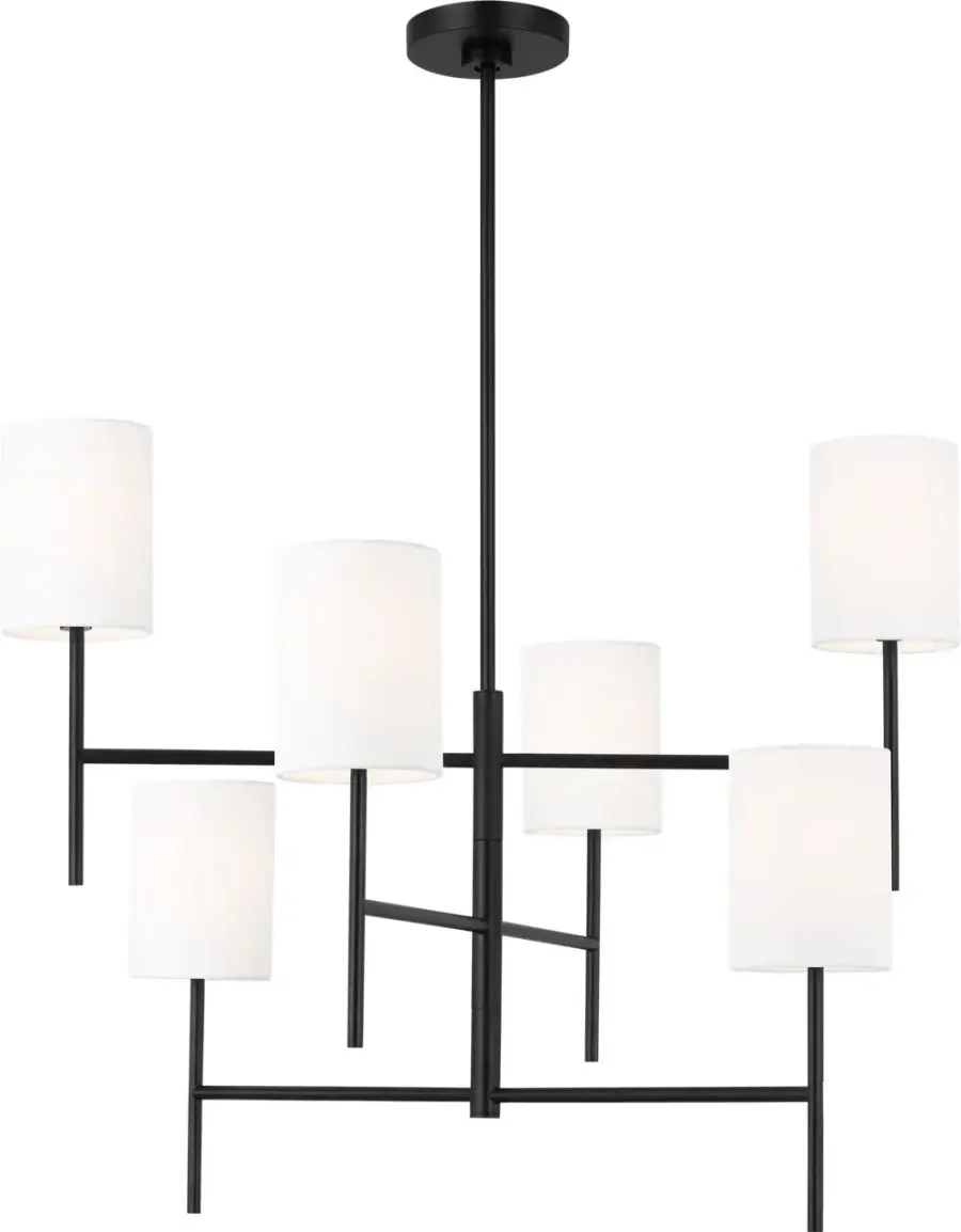 Key Large Chandelier in Midnight Black - Image 2