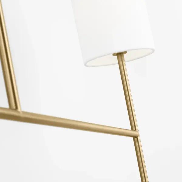 Key Medium Linear Chandelier in Burnished Brass - Image 11