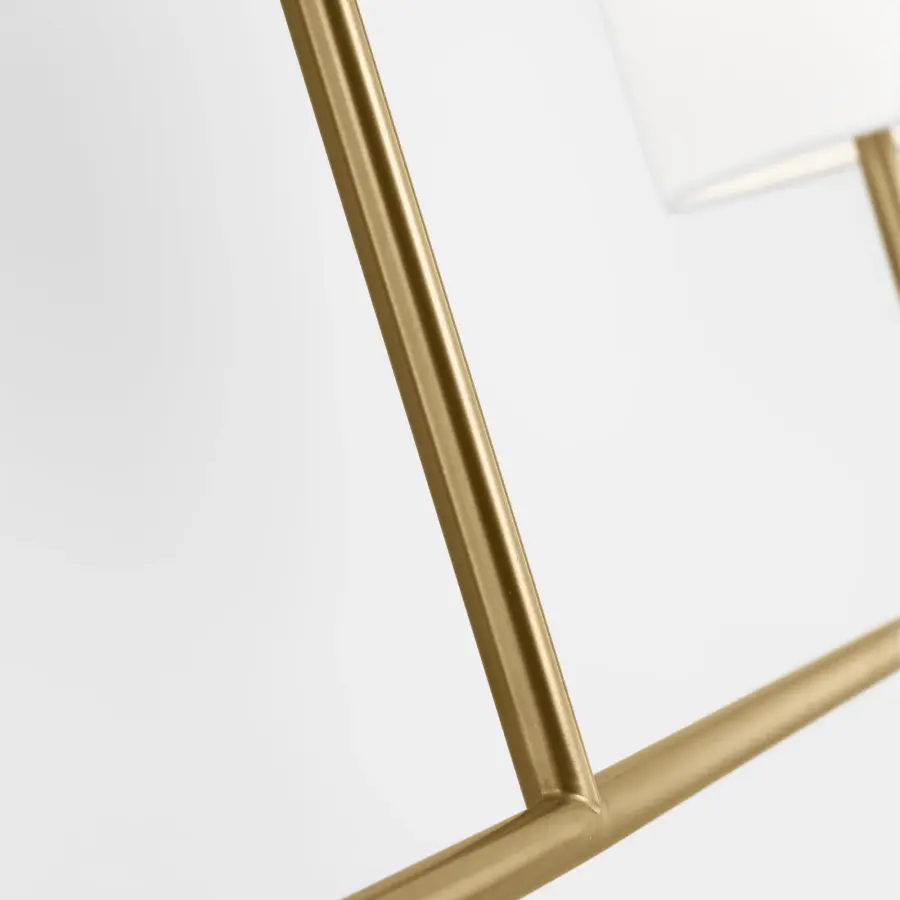 Key Medium Linear Chandelier in Burnished Brass - Image 9