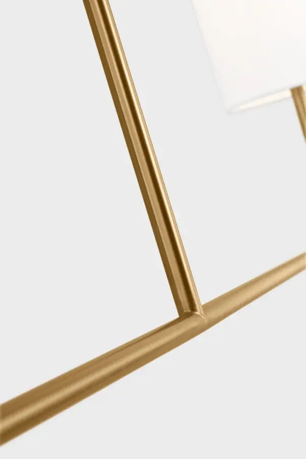 Key Medium Linear Chandelier in Burnished Brass - Image 10