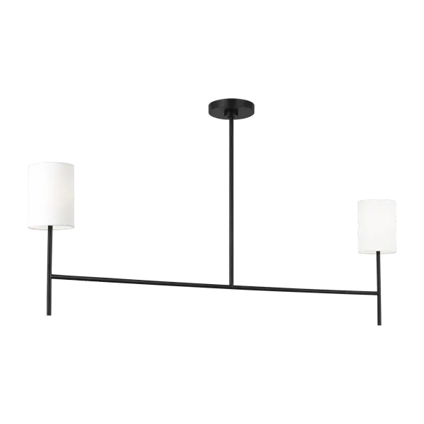 Key Medium Linear Chandelier in Midnight Black - Image 3