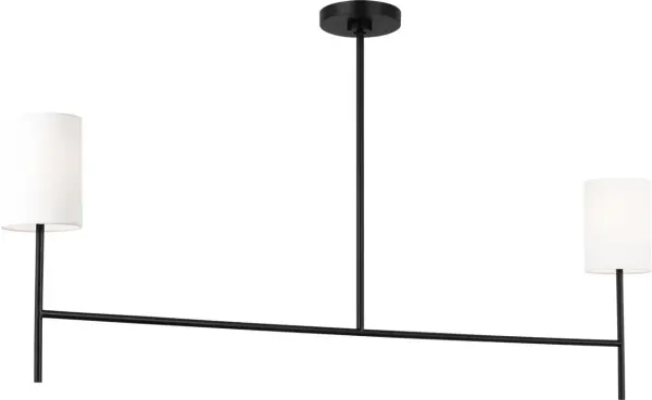 Key Medium Linear Chandelier in Midnight Black - Image 4