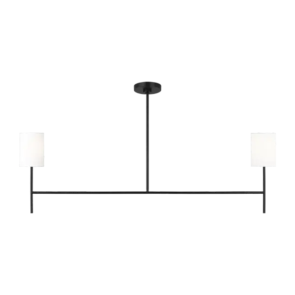 Key Medium Linear Chandelier in Midnight Black - Image 5