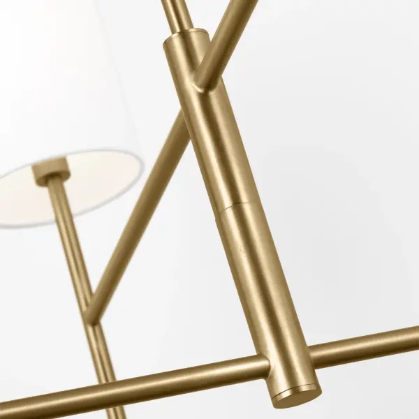 Key Medium Chandelier in Burnished Brass - Image 9