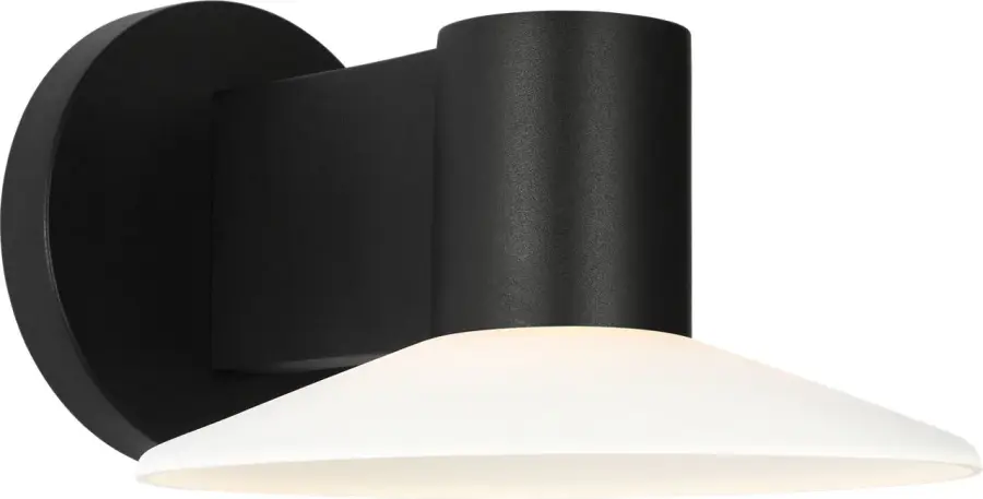 Focal Small LED Sconce in Textured Black - Image 2
