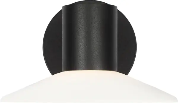 Focal Small LED Sconce in Textured Black - Image 3