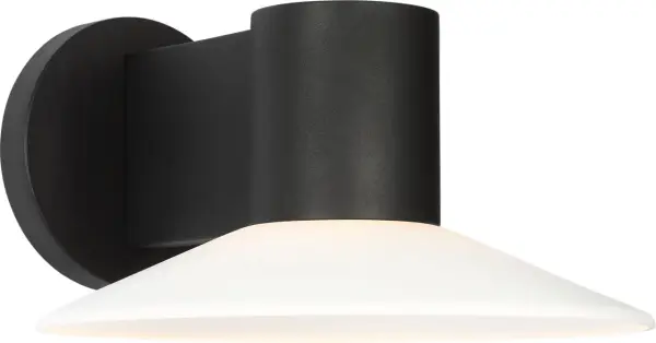 Focal Medium LED Sconce in Textured Black - Image 2