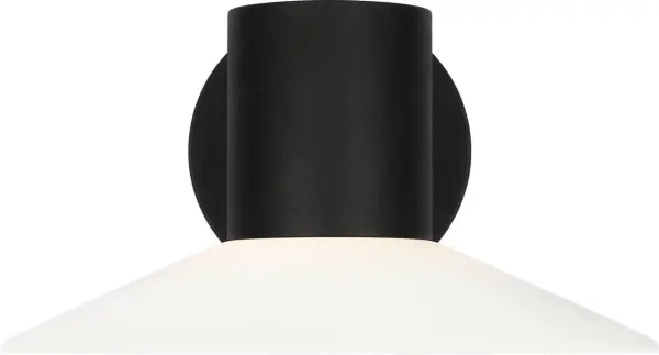 Focal Medium LED Sconce in Textured Black - Image 3