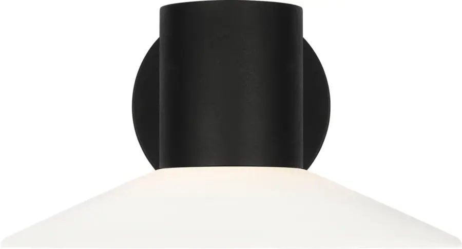 Focal Medium LED Sconce in Textured Black - Image 3