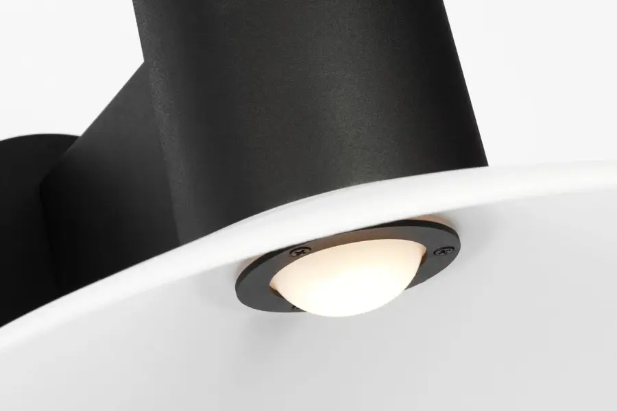 Focal Medium LED Sconce in Textured Black - Image 5