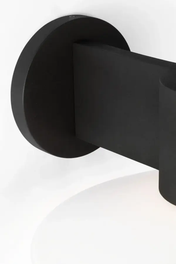 Focal Large LED Sconce in Textured Black - Image 5