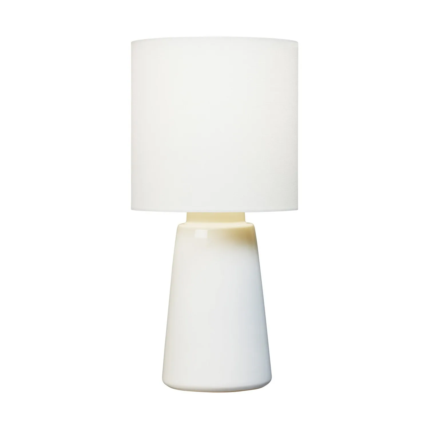 Vessel One Light Table Lamp in New White