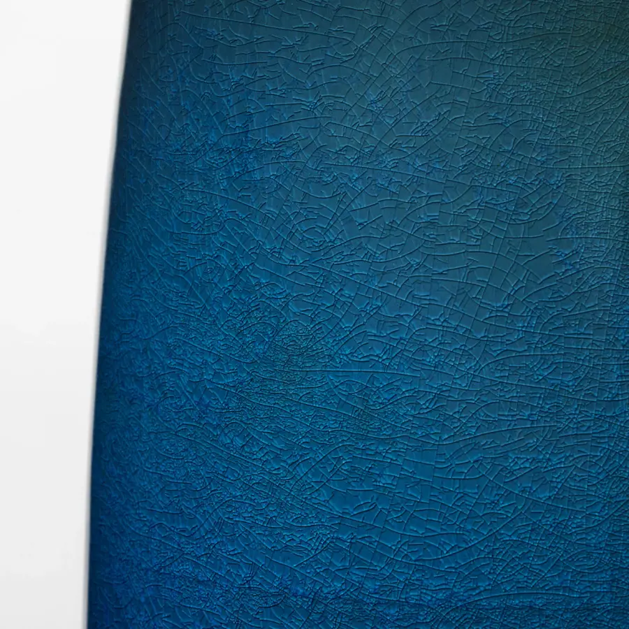 Roma Large Table Lamp in Deep Ocean Crackle - Image 3