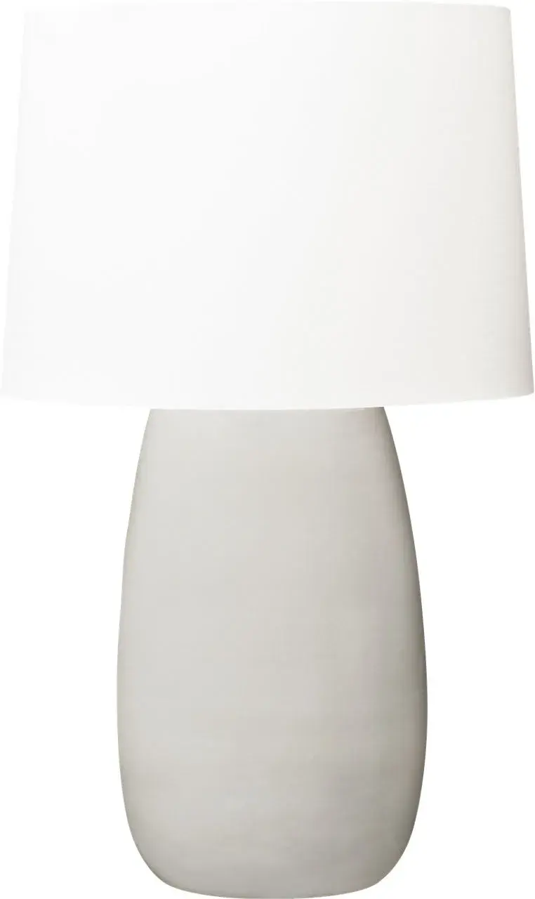 Roma Large Table Lamp in Shellish Gray - Image 1