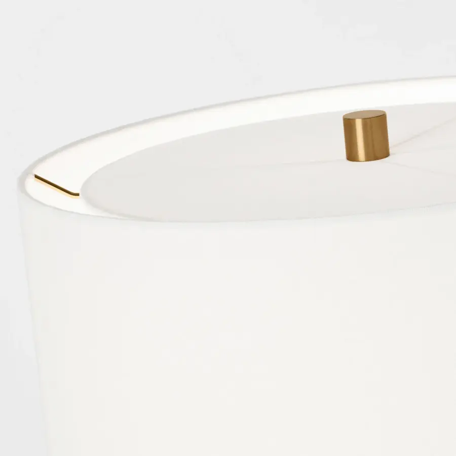 Shanghai Large Table Lamp in White Crackle - Image 6