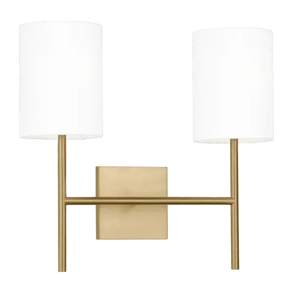 The Key Medium Sconce combines classic design with contemporary sensibility. Its burnished brass finish and clean cylindrical glass shade create sophisticated ambient lighting perfect for bathrooms, hallways, and bedrooms.