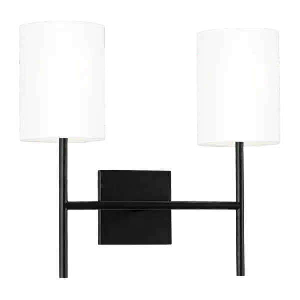 The Key Medium Sconce delivers modern sophistication with its clean-lined design and dramatic Midnight Black finish. Perfect for creating ambient lighting in hallways, bathrooms, and bedrooms with contemporary style.