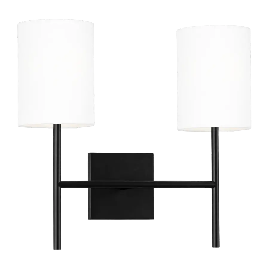 Key Medium Sconce in Midnight Black - Image 1