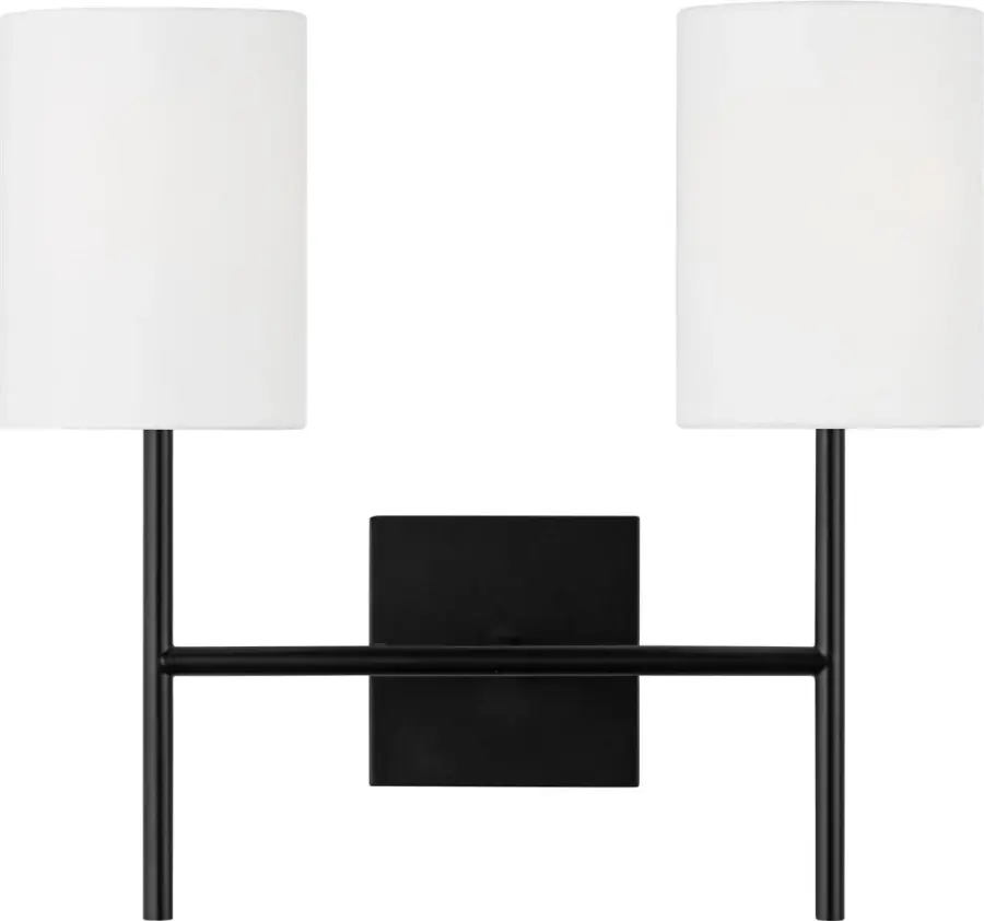 Key Medium Sconce in Midnight Black - Image 2