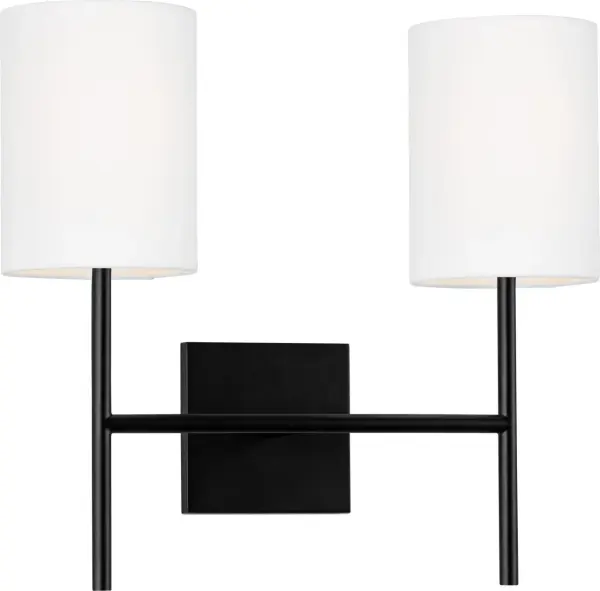 Key Medium Sconce in Midnight Black - Image 3