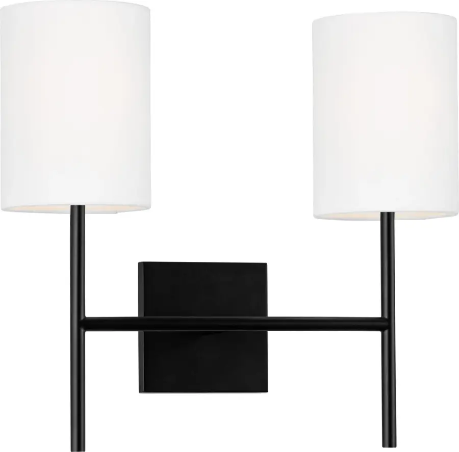 Key Medium Sconce in Midnight Black - Image 3
