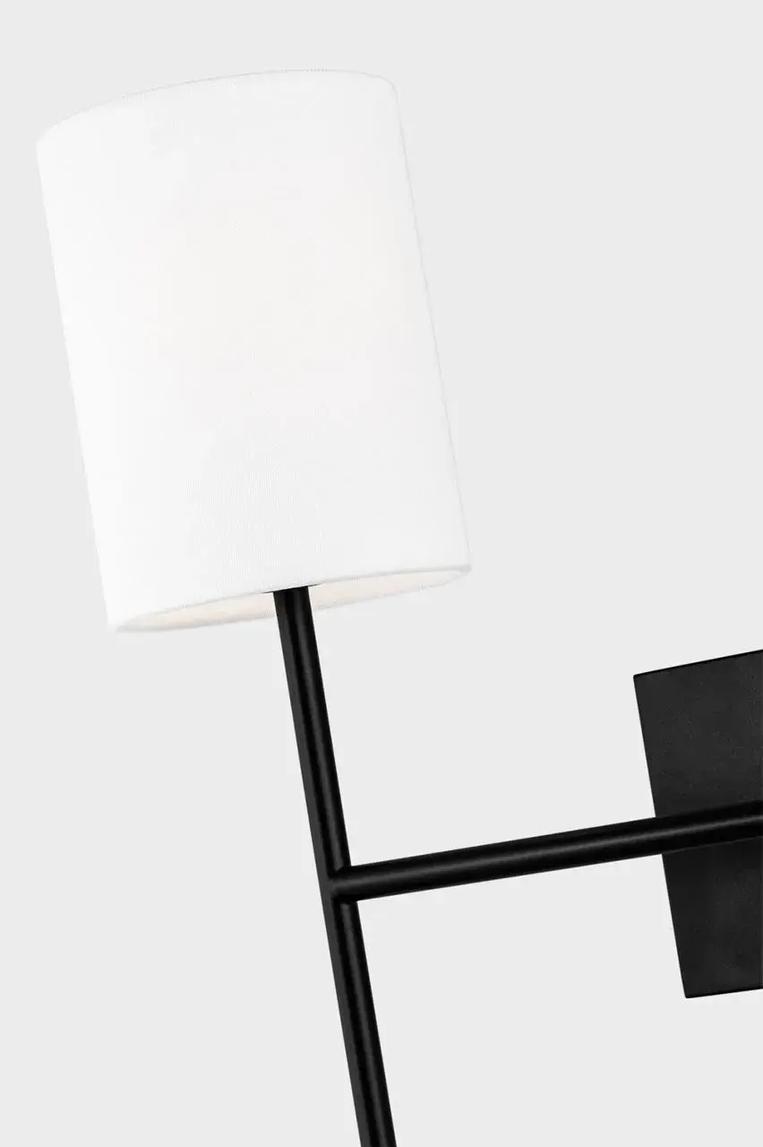Key Medium Sconce in Midnight Black - Image 5