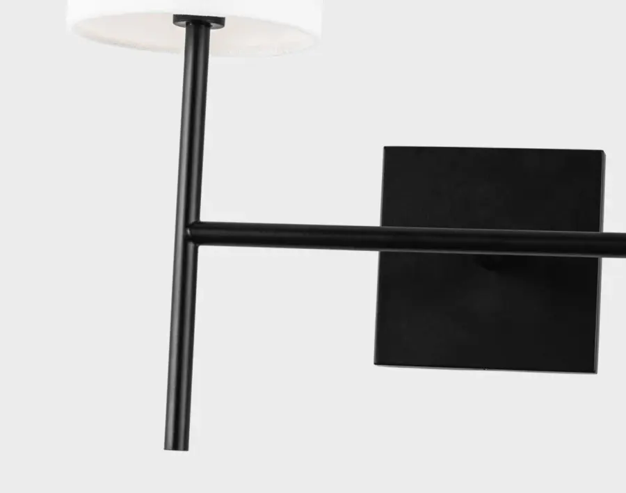 Key Medium Sconce in Midnight Black - Image 6