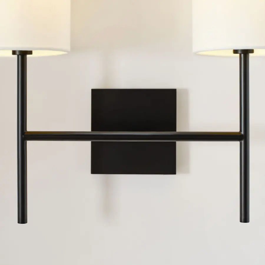 Key Medium Sconce in Midnight Black - Image 9