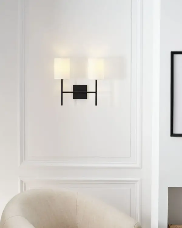 Key Medium Sconce in Midnight Black - Image 10