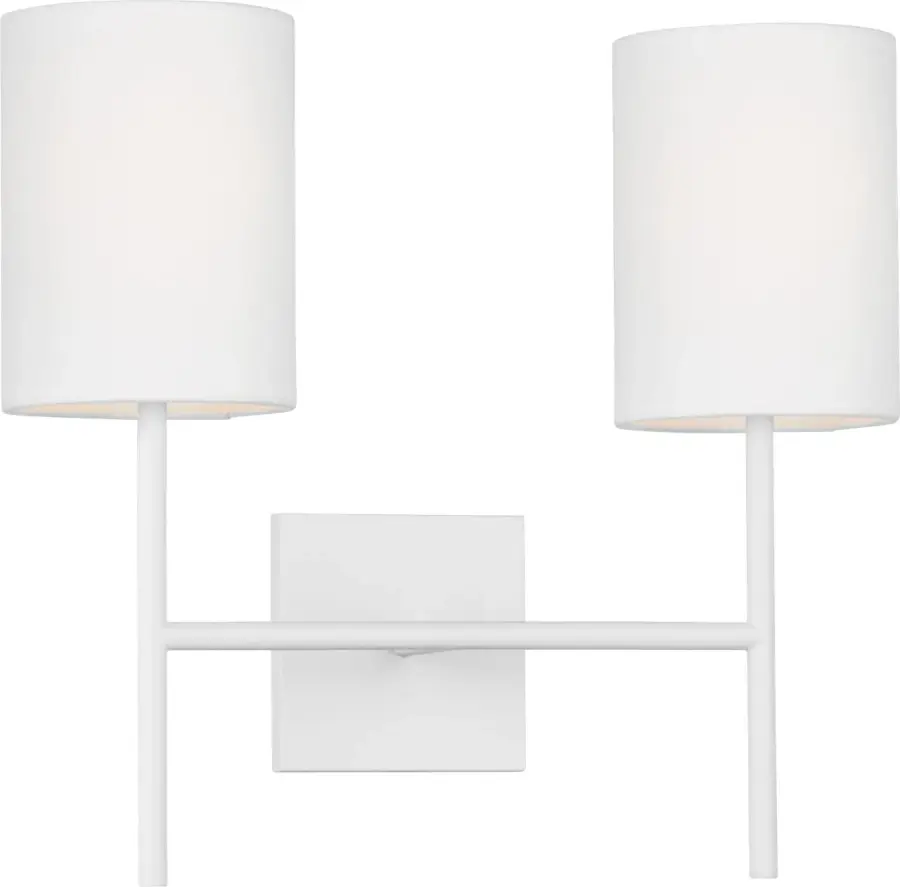 Key Medium Sconce in Matte White - Image 4