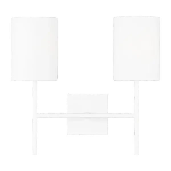Key Medium Sconce in Matte White - Image 5