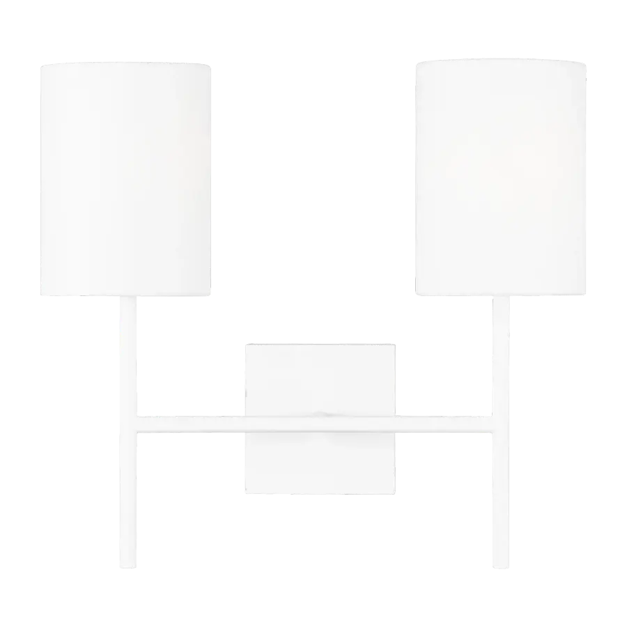 Key Medium Sconce in Matte White - Image 5