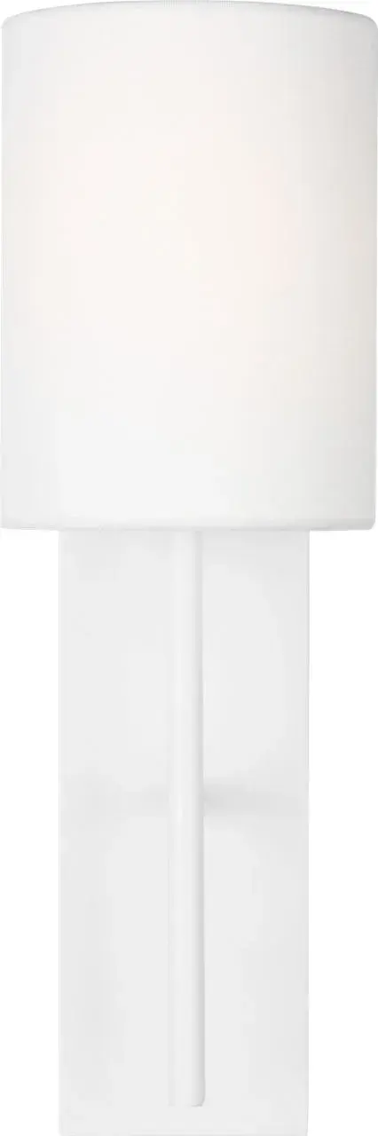 Key Small Sconce in Matte White - Image 2