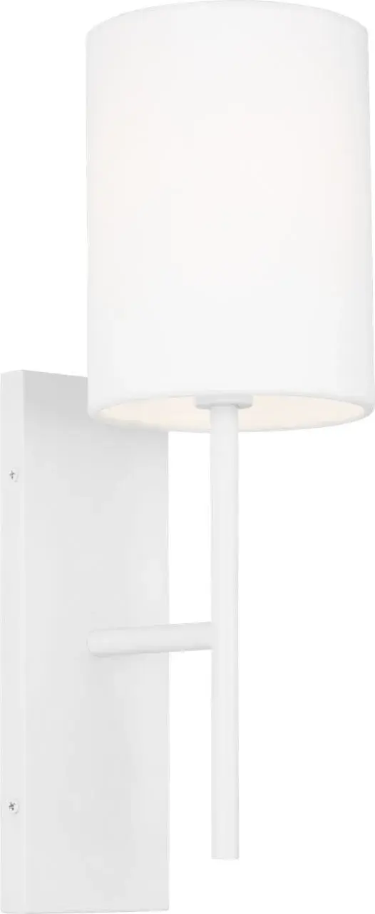 Key Small Sconce in Matte White - Image 4