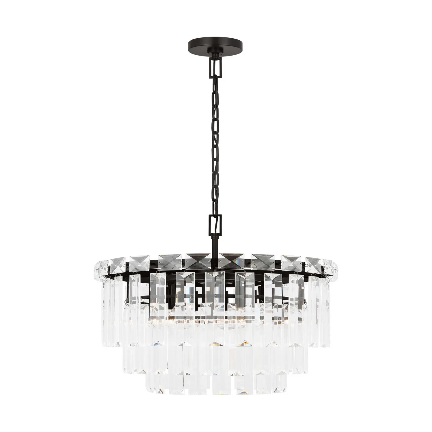 Arden 10-Light Chandelier in Aged Iron