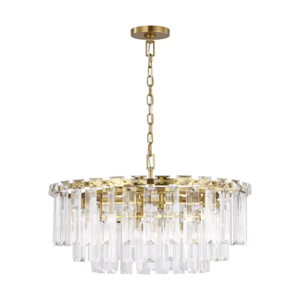 Arden 16-Light Chandelier in Burnished Brass
