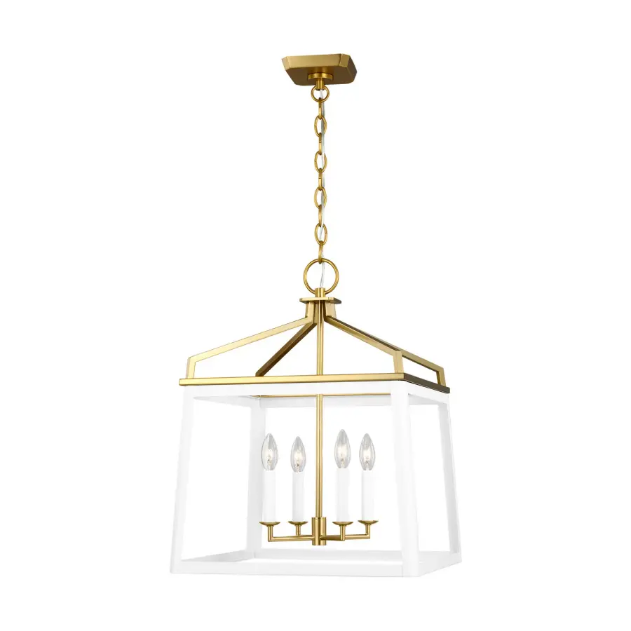 Carlow Four Light Lantern in Matte White