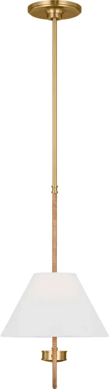 Laguna Two Light Linear Chandelier in Burnished Brass - Image 3