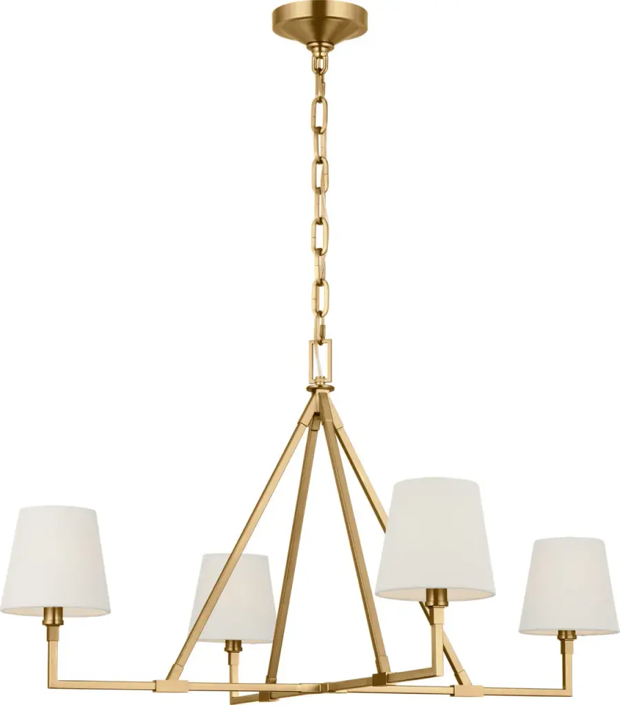 Perth Extra Large Chandelier in Burnished Brass - Image 1