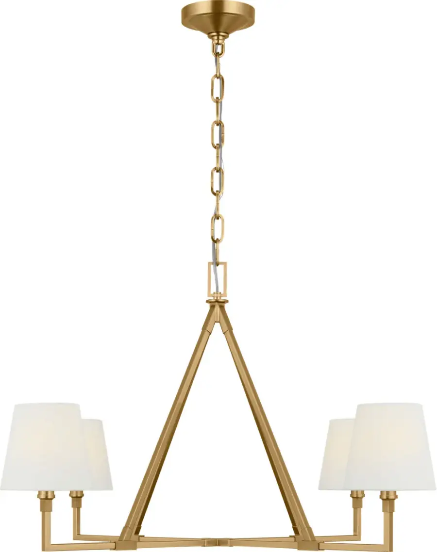 Perth Extra Large Chandelier in Burnished Brass - Image 2