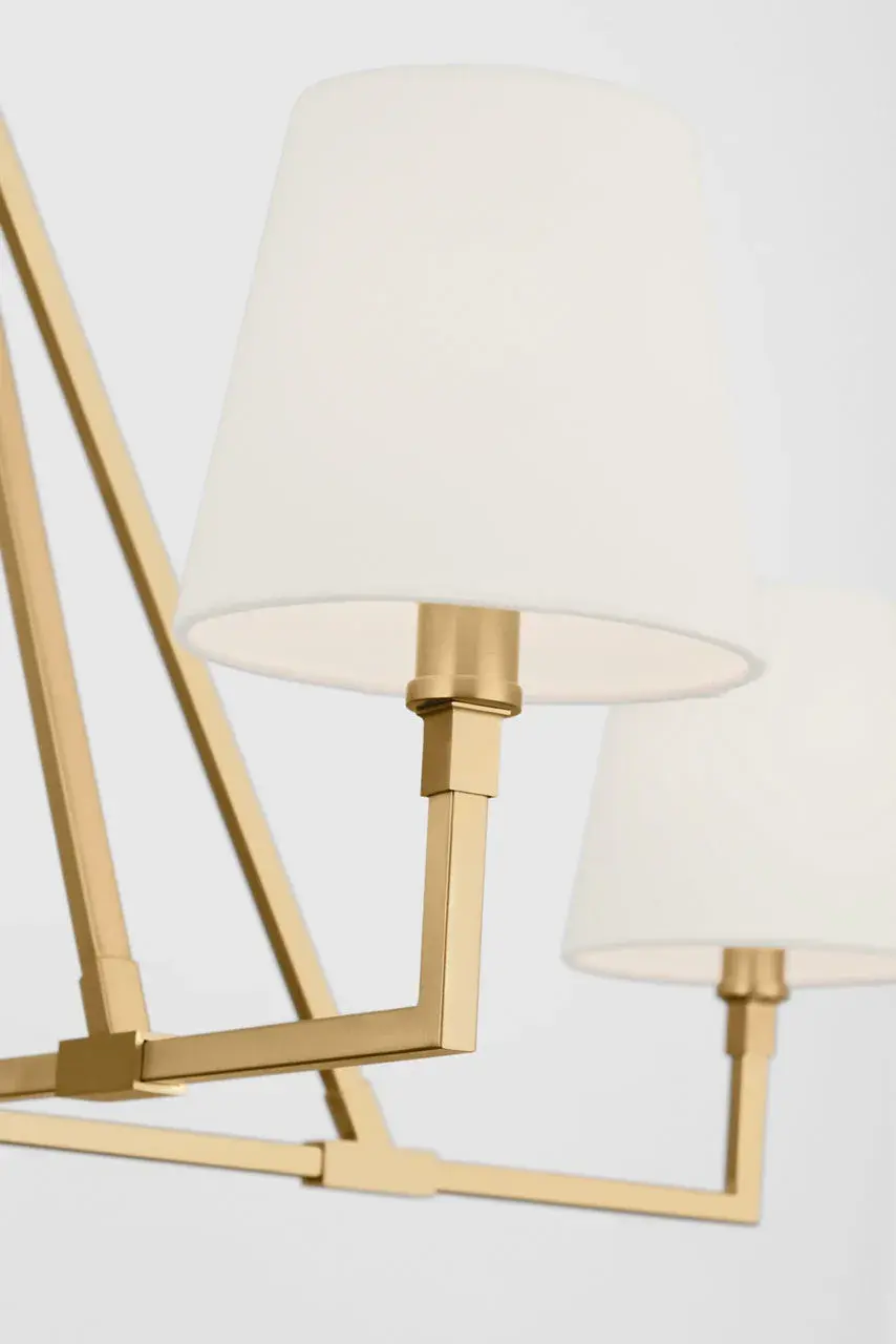 Perth Extra Large Chandelier in Burnished Brass - Image 3