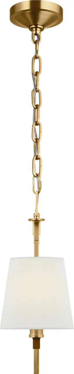 Perth Large Linear Chandelier in Burnished Brass - Image 1
