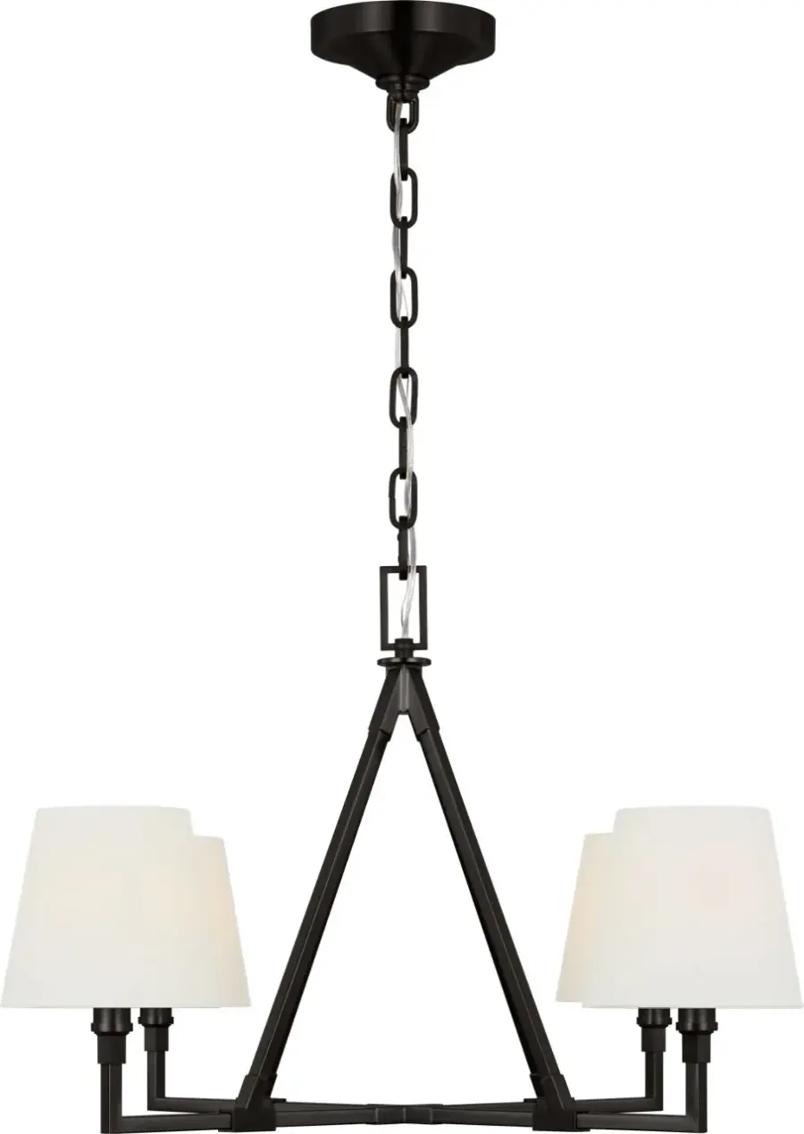 Perth Medium Chandelier in Aged Iron - Image 1