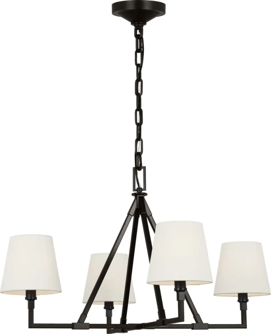 Perth Medium Chandelier in Aged Iron - Image 2