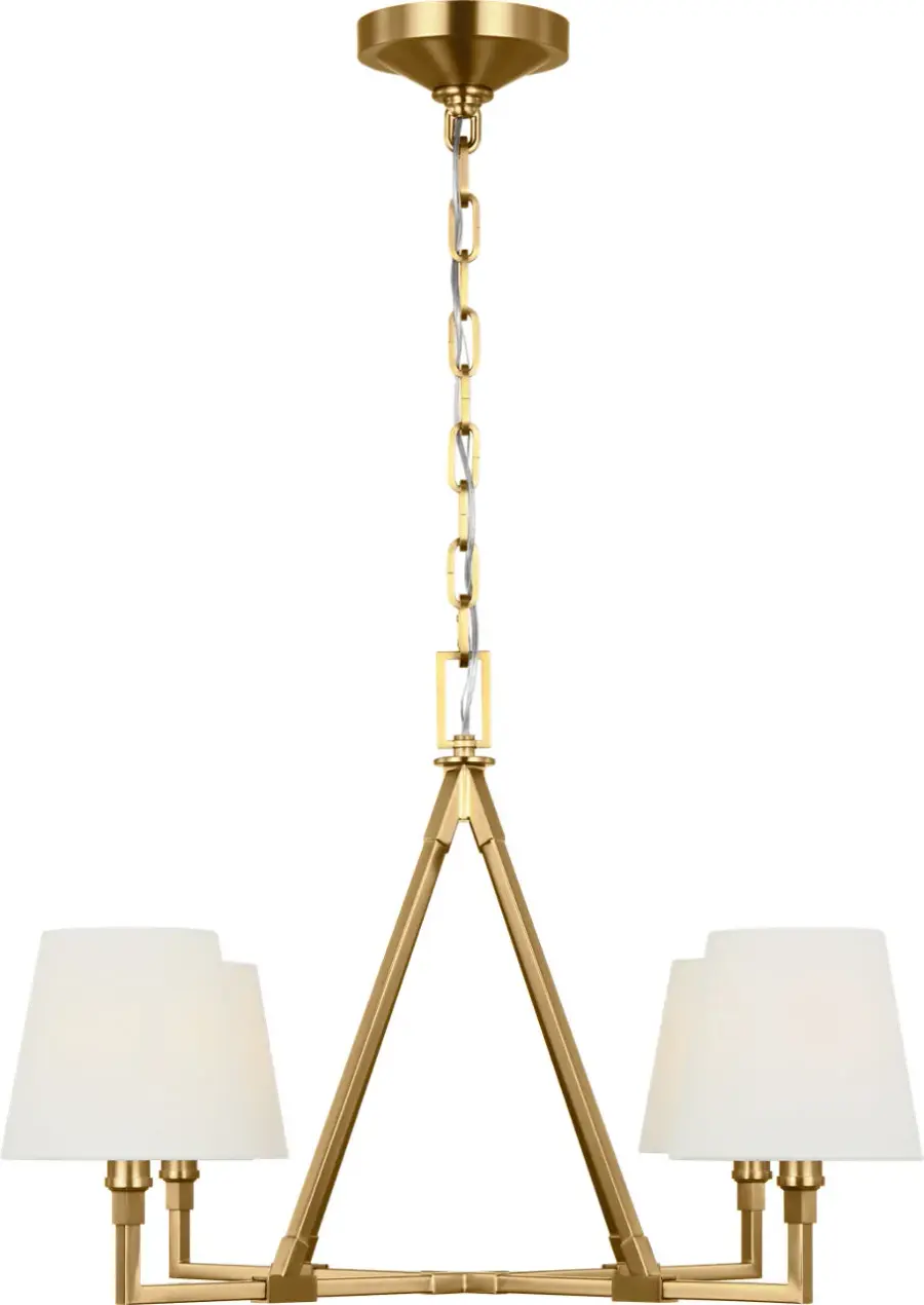 Perth Medium Chandelier in Burnished Brass - Image 2