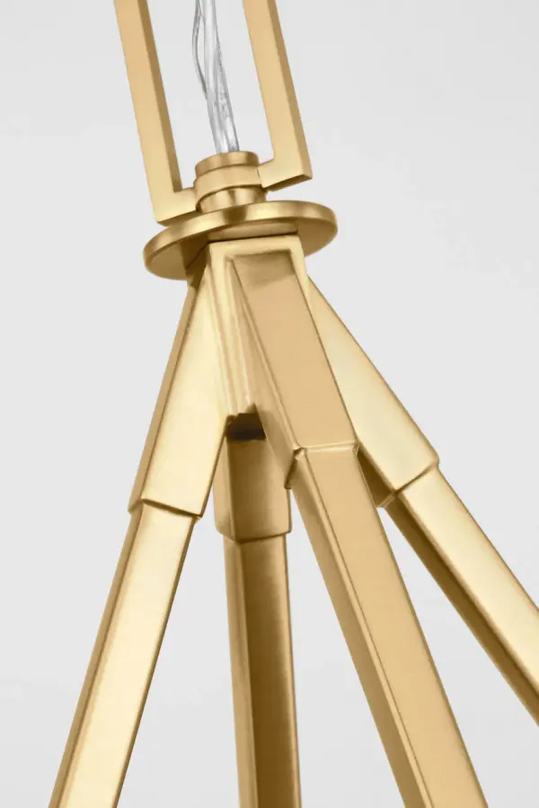 Perth Medium Chandelier in Burnished Brass - Image 3