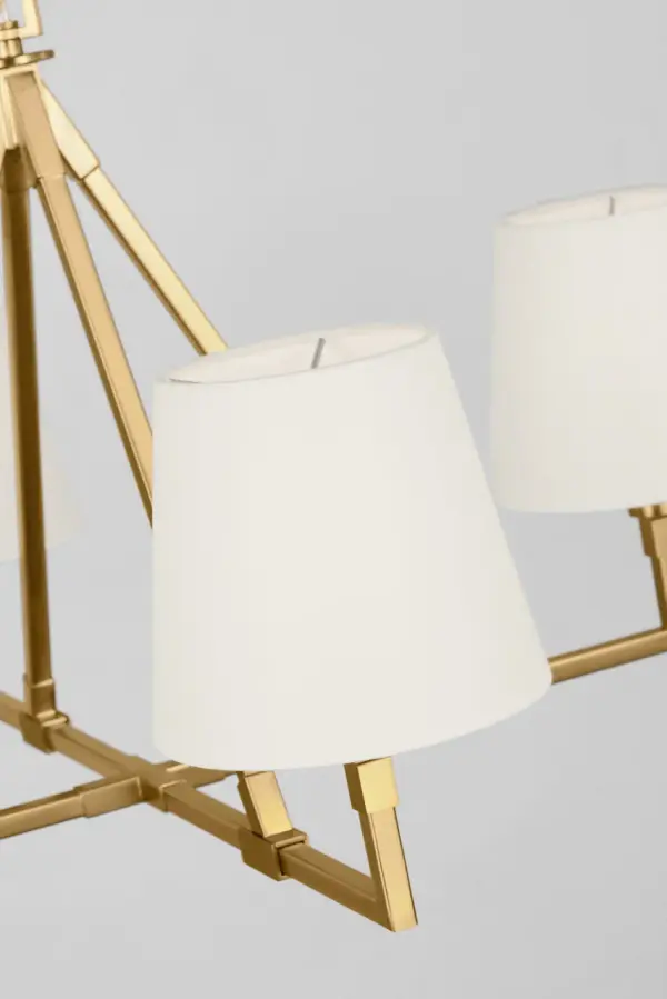 Perth Medium Chandelier in Burnished Brass - Image 4