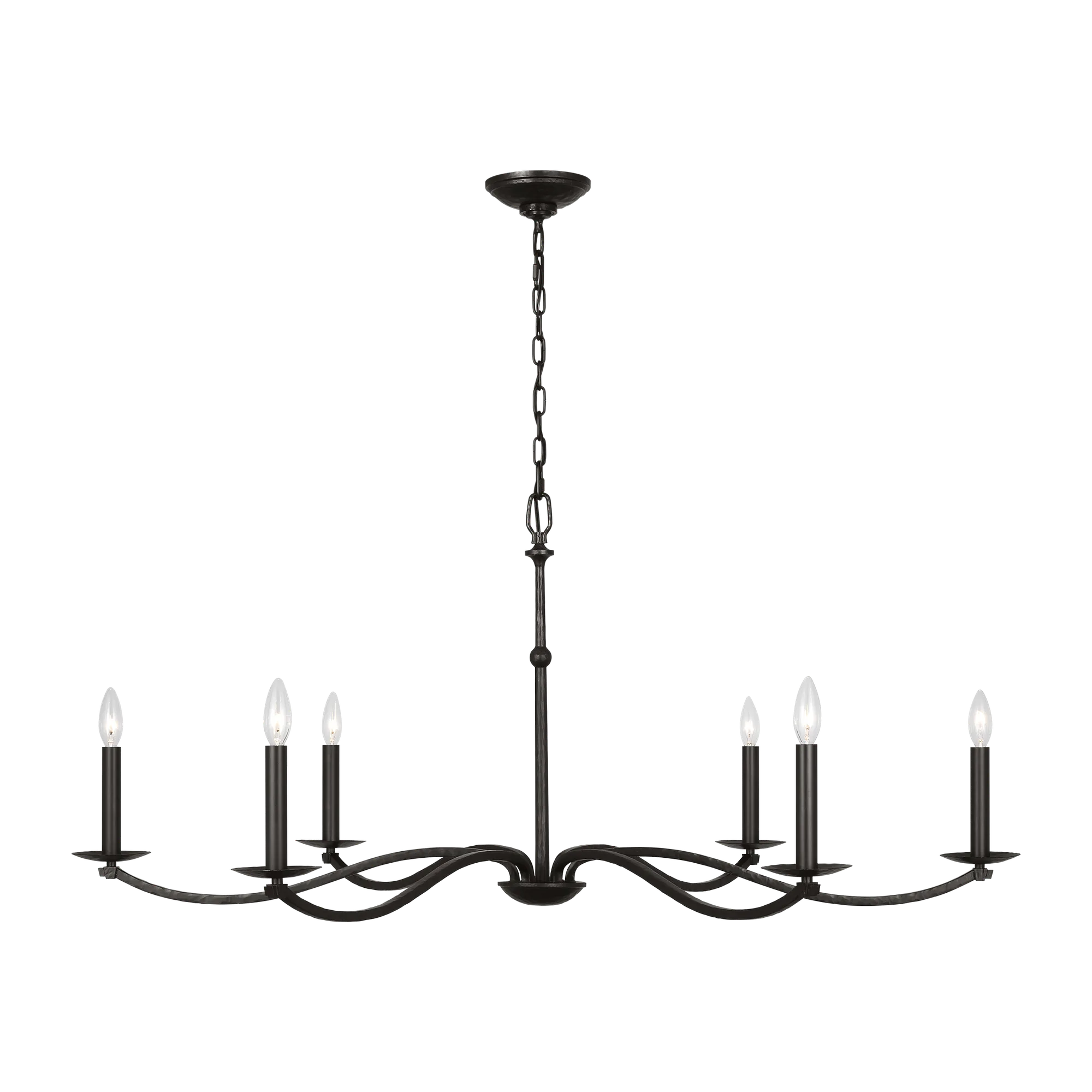 Wellen Extra Large Chandelier in Aged Iron
